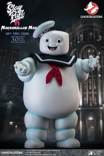 Ghostbusters : Stay Puft Marshmallow Man Statue en vinyle souple Version normale (30 cm) Précommande