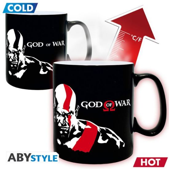 God of War : Précommande de tasse à changement de chaleur Kratos