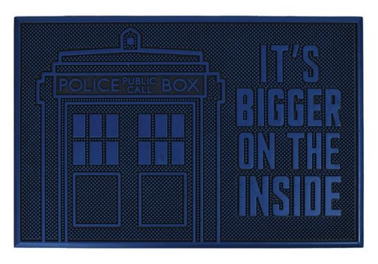 Doctor Who: It's Bigger On The Inside TARDIS Rubber Doormat