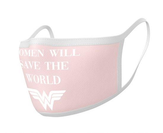 Wonder Woman: Save The World Face Mask (Pack of 2)