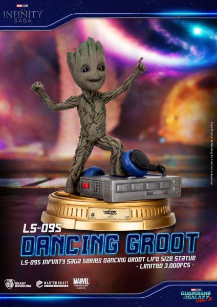 Les Gardiens de la Galaxie 2 : Statue grandeur nature de Dancing Groot (32 cm) Précommande