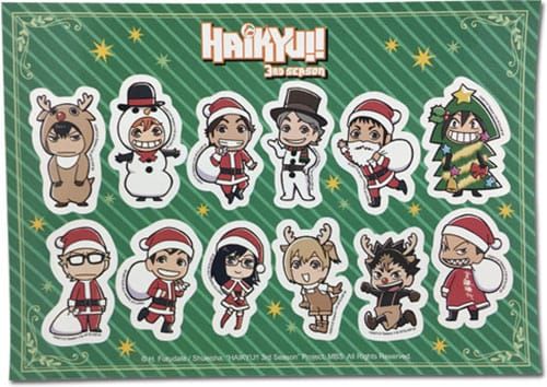Haikyu!!: Christmas SD Group Sticker Set