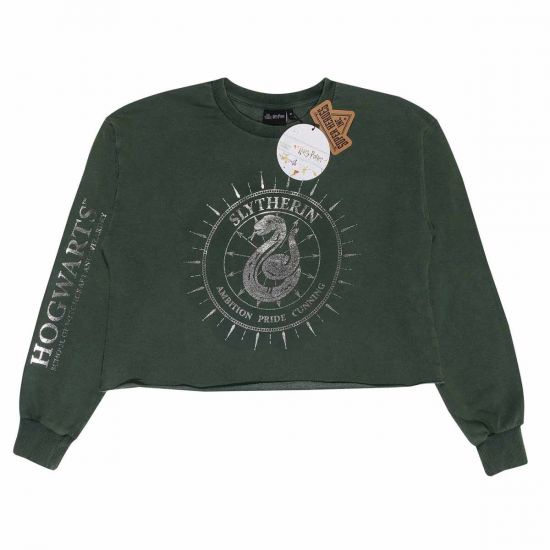 Harry Potter: Slytherin Constellation Cropped Hoodie