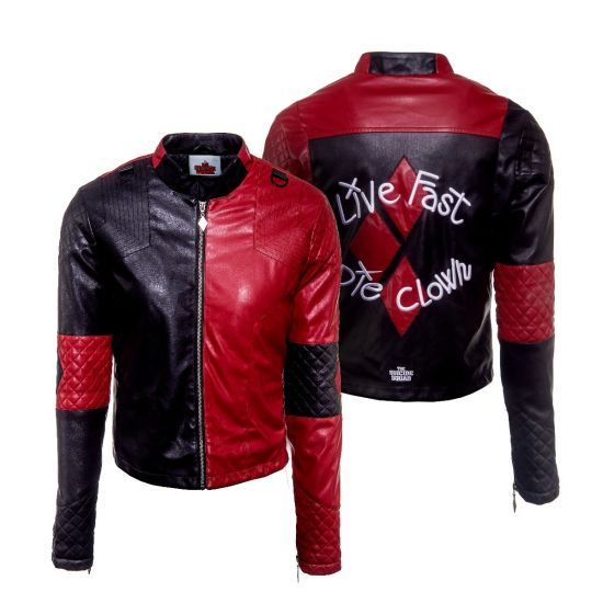 Harley Quinn: Live Fast, Die Clown The Suicide Squad Replica Jacket