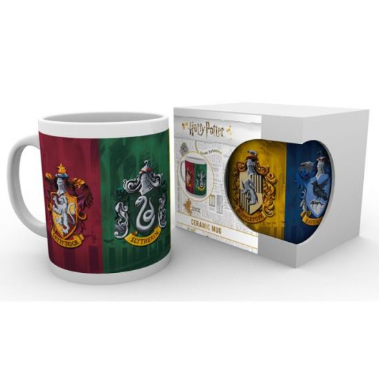 Harry Potter: Tasse mit allen Wappen