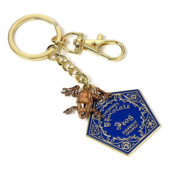 Harry Potter: Chocolate Frog Keychain (gold plated) Preorder