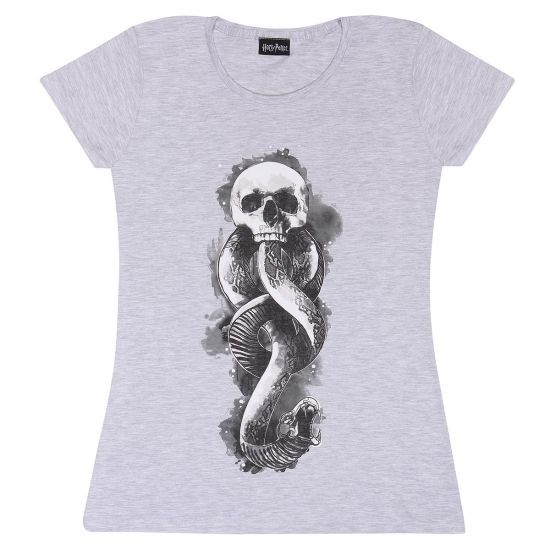 Harry Potter: Dark Arts Snake (getailleerd T-shirt)