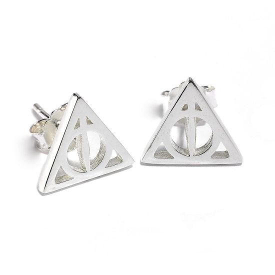 Harry Potter: Deathly Hallow Stud Earrings (Sterling Silver) Preorder