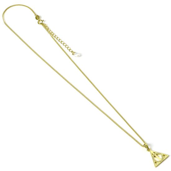 Harry Potter: Deathly Hallows Necklace (Gold plated) Preorder