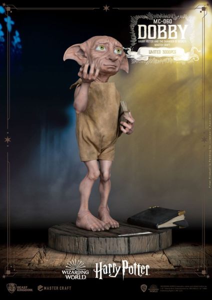 Harry Potter: Estatua artesanal del maestro Dobby (39 cm) Reserva