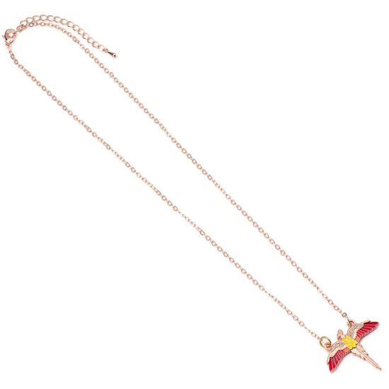 Harry Potter: Fawkes Necklace (Gold Plated)