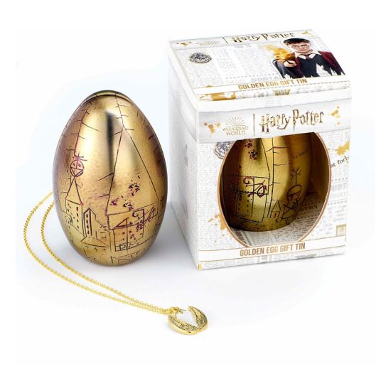 Harry Potter: Goldene Ei-Halskette mit Anhänger (Geschenkbox) Vorbestellung