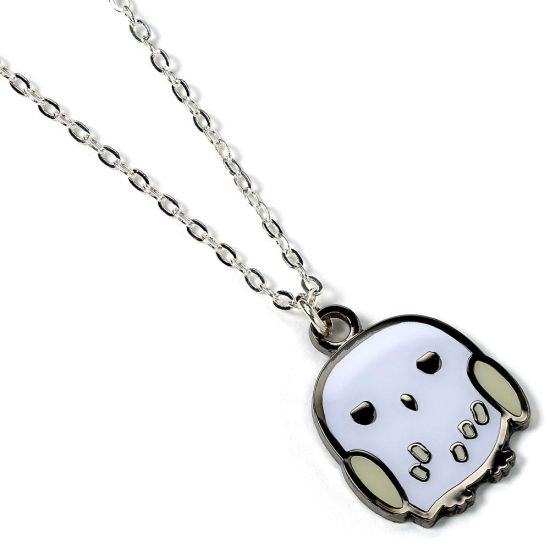 Harry Potter: Hedwig Cutie Collection Necklace & Charm (silver plated) Preorder