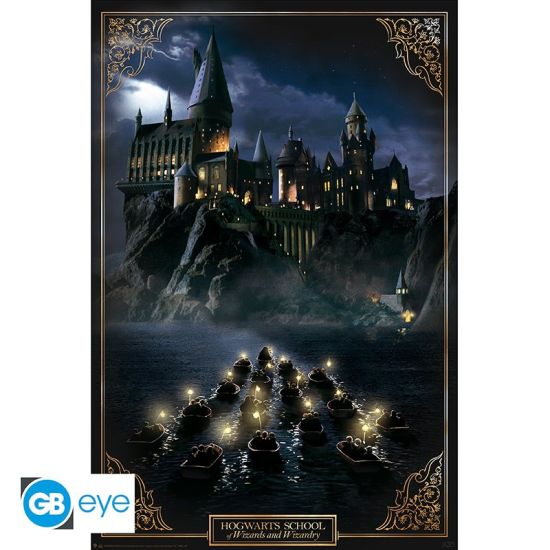 Póster de Harry Potter: Castillo de Hogwarts (91.5 x 61 cm) Reserva