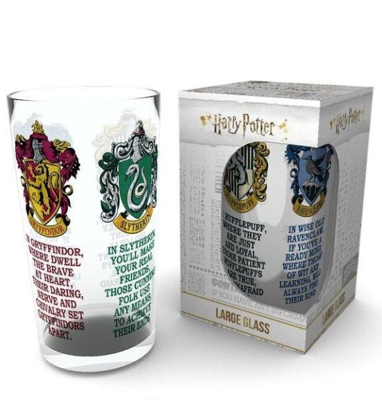 Harry Potter: Hauswappen 400 ml Glas