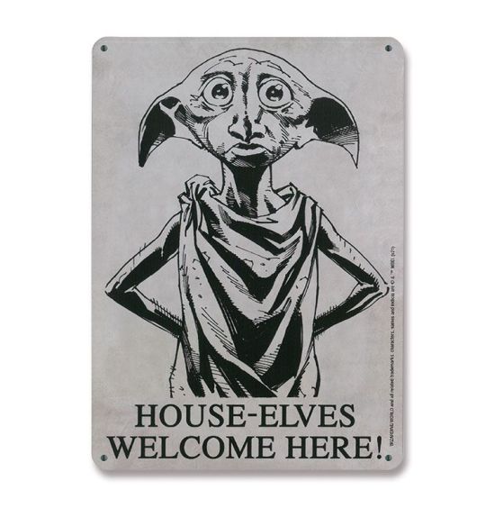Harry Potter: House-Elves Tin Sign (15x21cm) Preorder