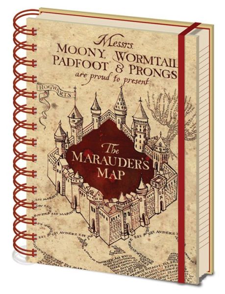 Harry Potter: Marauders Map A5 Notebook Preorder