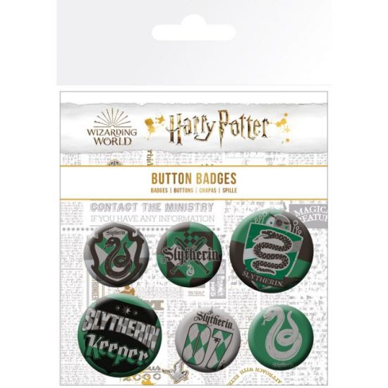 Harry Potter : Précommande du pack d'insignes Serpentard