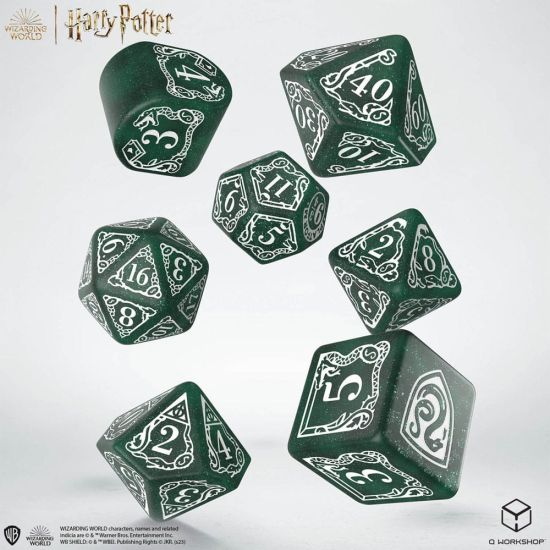 Harry Potter: Slytherin Modern Würfelset (Grün) (7)
