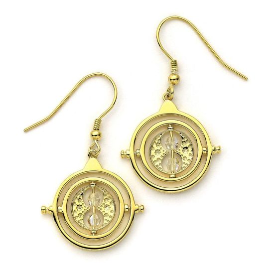 Harry Potter: Time Turner Drop Earrings (gold plated) Preorder