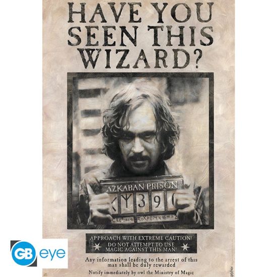 Harry Potter : Poster Sirius Black recherché (91.5 x 61 cm) Précommande