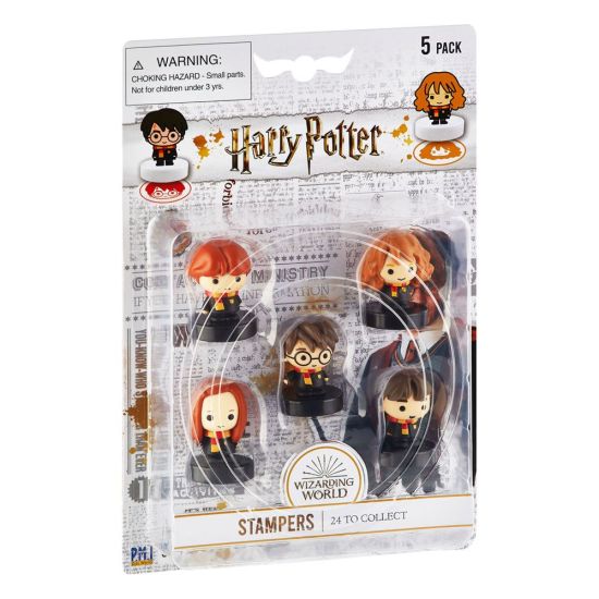 Harry Potter: Wizarding World Stamps 5-Pack (4cm) Preorder
