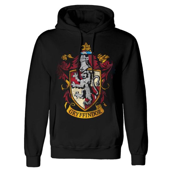 Harry Potter: Distressed Gryffindor Pocket-less Pullover Hoodie
