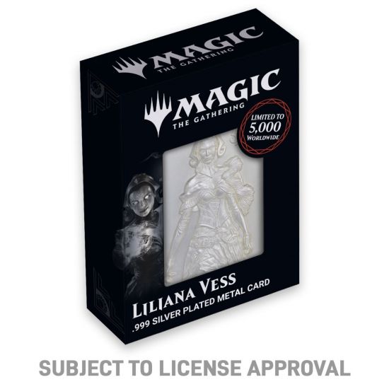 Magic The Gathering: Limited Edition .999 Silver Plated Liliana Metal Collectible