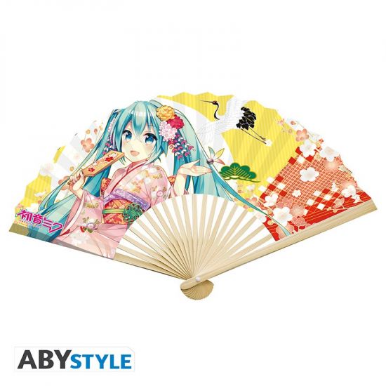 Hatsune Miku : Fan Premium de kimono Eventail et Twins