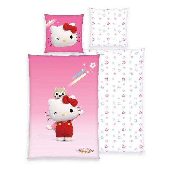 Hello Kitty: Hello Kitty-Super Style Duvet Set (135cm x 200cm / 80cm x 80cm) Preorder