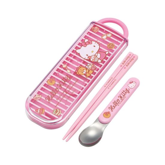 Hello Kitty: Sweety Pink Chopsticks & Spoon Preorder