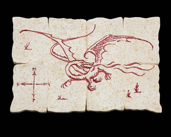 Hobbit: Dragon Map Magnet Preorder