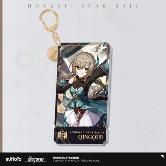 Honkai: Qingque Star Rail Character Acrylic Keychain (9cm) Preorder
