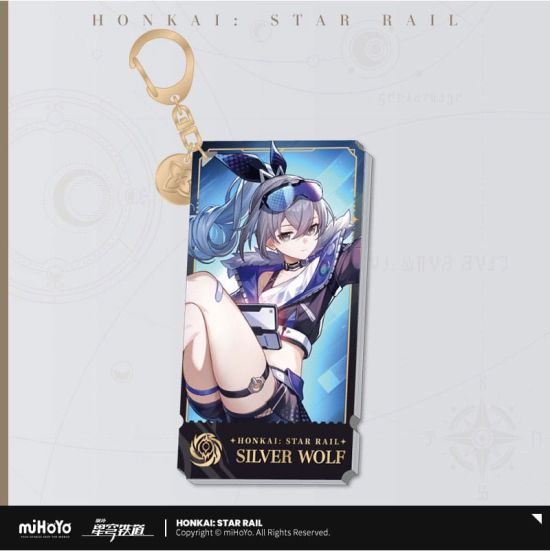 Honkai: Silver Wolf Star Rail Character Acrylic Keychain (9cm) Preorder