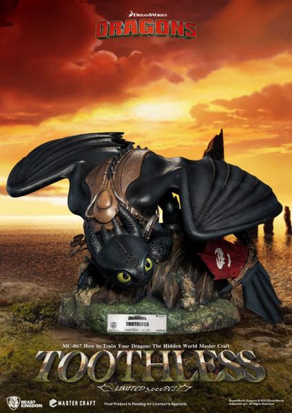 How To Train Your Dragon: Toothless Master Craft Statue (24cm) Preorder