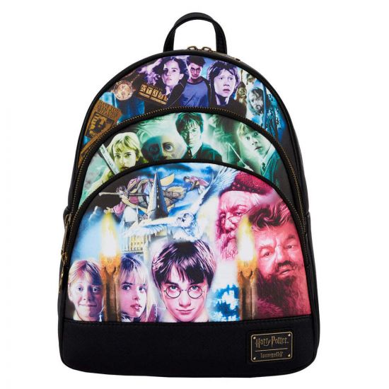 Loungefly Harry Potter: Trilogy Triple Pocket Mini Backpack Preorder