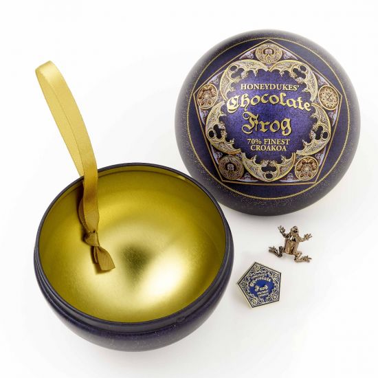 Harry Potter: Chocolate Frog Christmas Gift Bauble with Pin Badge