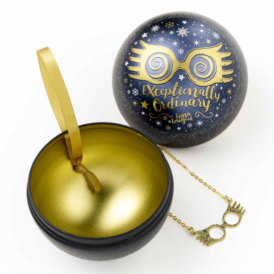 Harry Potter: Luna Lovegood Glasses Christmas Gift Bauble with Necklace