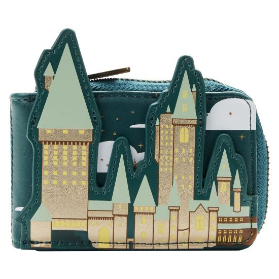 Loungefly Harry Potter: Golden Hogwarts Accordion Wallet Preorder
