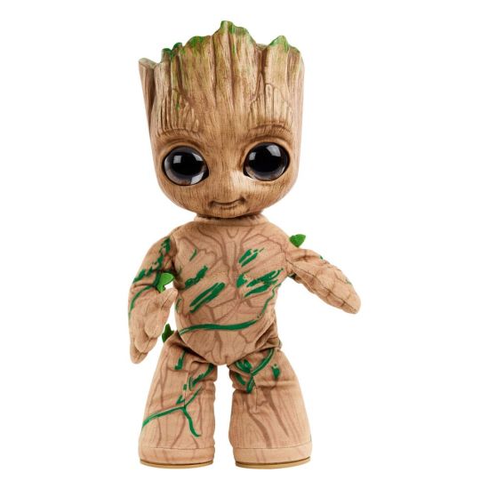 Je suis Groot : figurine électronique en peluche Groovin' Groot (28 cm) Précommande