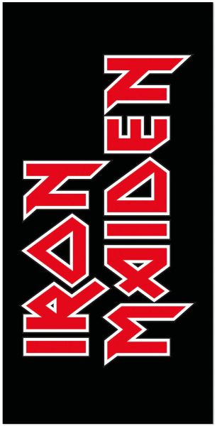 Iron Maiden: Logo Towel (150cm x 75cm) Preorder