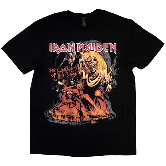 Iron Maiden: Number Of The Beast Graphic - Black T-Shirt