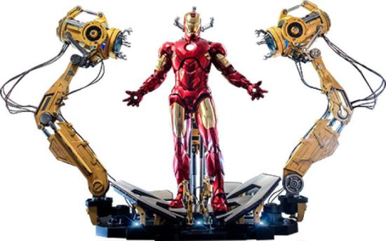 Iron Man 2: Iron Man Mark IV con figura de acción 1/4 Suit-Up Gantry (49 cm) Reserva