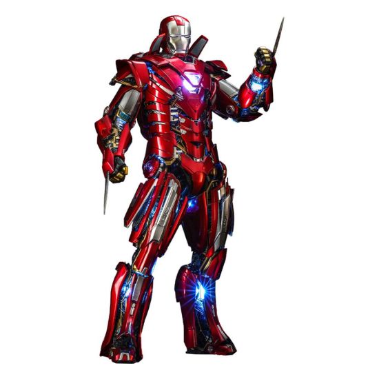 Iron Man 3 : Silver Centurion (Armor Suit Up Version) Figurine d'action chef-d'œuvre du film 1/6 (32 cm) Précommande