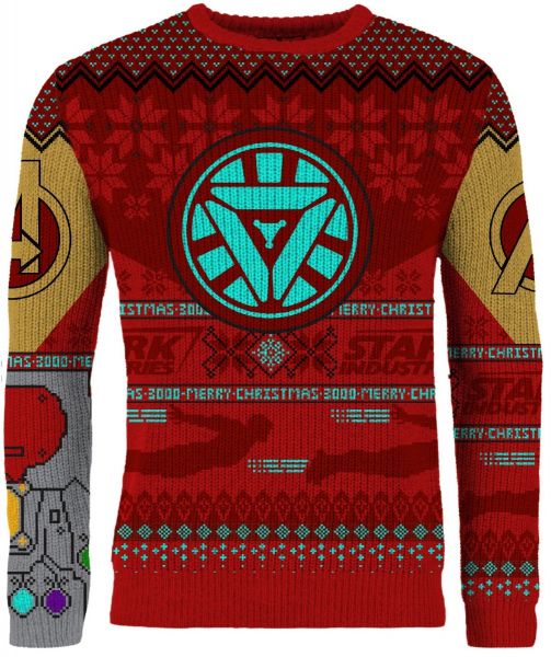 Avengers: Iron Man Power Gauntlet Christmas Sweater/Jumper