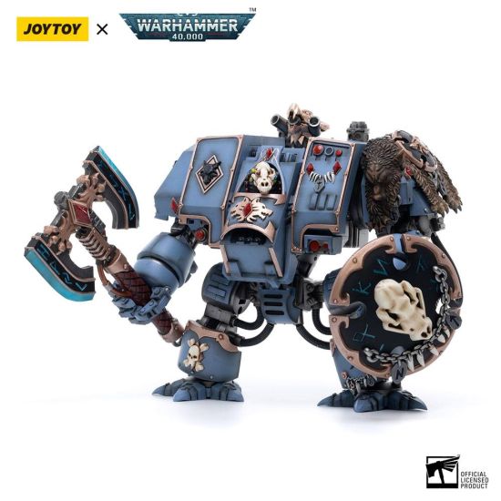 Warhammer 40,000: JoyToy Figure - Space Marines Space Wolves Venerable Dreadnought Brother Hvor (1/18 scale)