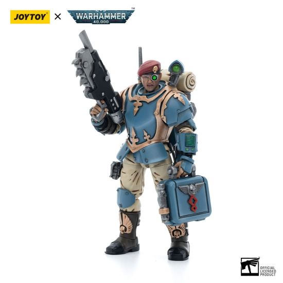Warhammer 40,000: JoyToy Figure - Astra Militarum Tempestus Scions Command Squad 55th Kappic Eagles Medic (1/18 scale) Preorder
