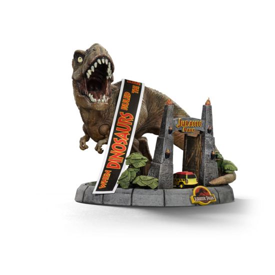 Jurassic Park: T-Rex Illusion Deluxe Mini Co. PVC-figuur (15 cm) Pre-order