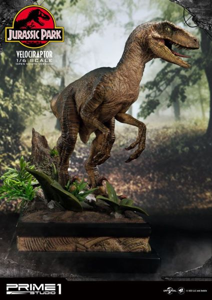 Jurassic Park : Statue Vélociraptor 1/6 (41cm) Précommande