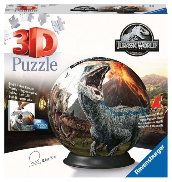 Jurassic World : Boule de puzzle 3D (72 pièces)